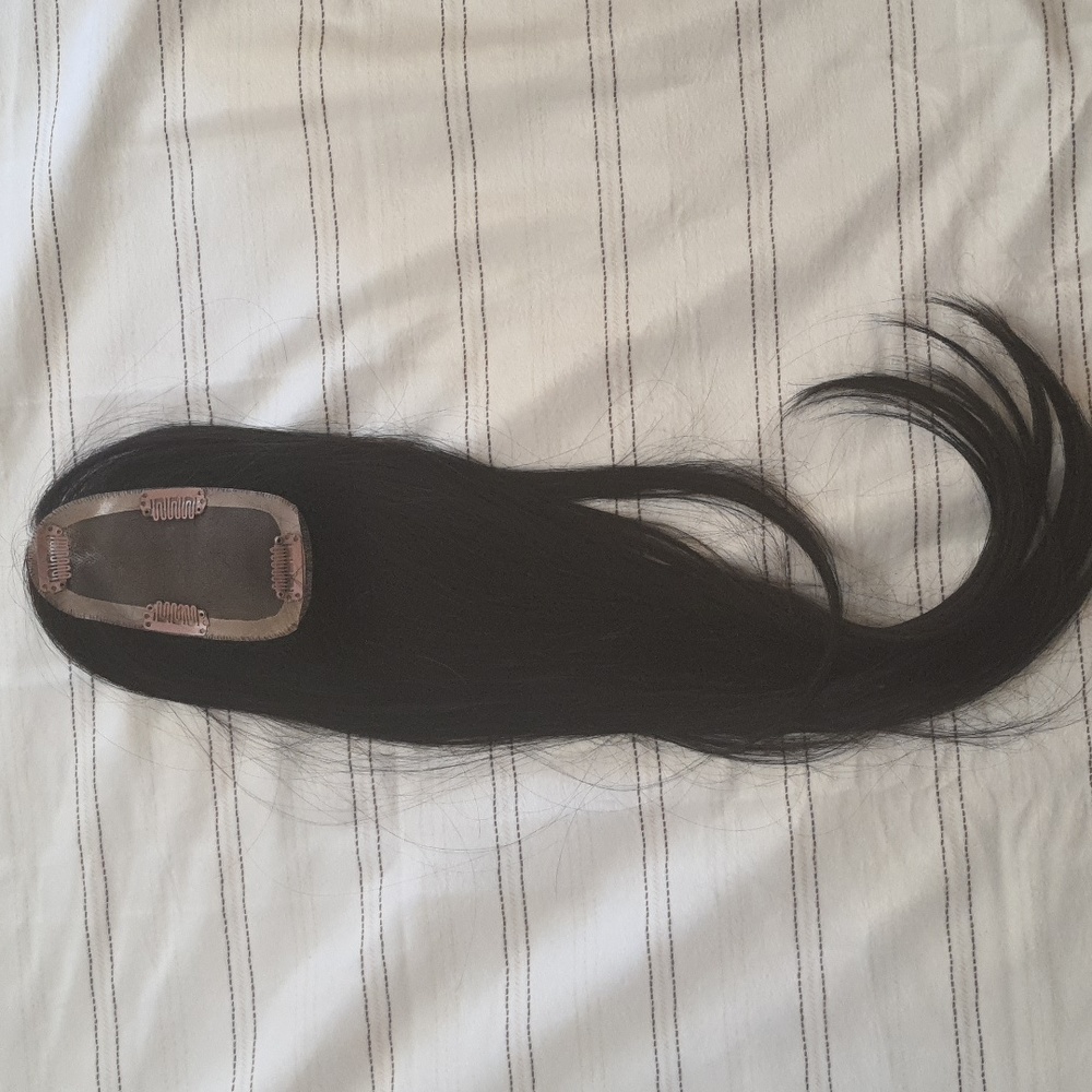 EasiHair EasiPart HD 18” Heat Defiant Clip-In Hair Topper Volumizer
